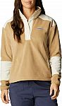 Columbia Women's Benton Springs Crop Fleece Pullover $25 and more