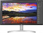 LG 32" UltraFine IPS UHD Monitor with FreeSync $400