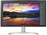 LG 32UN650-W Monitor 32" UHD Ultrafine HDR10 Monitor $328.27
