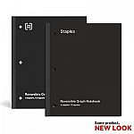 Staples 8.5" x 11" Wireless 1-Subject Notebook, Graph Ruled, 80 Sheets $0.90 and more