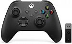 Microsoft Xbox Wireless Controller + Wireless Adapter for Windows 10 $60