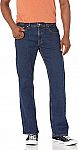Signature by Levi's Men's Relaxed Fit Flex Jeans (Dark Stonewash) $15