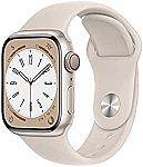 Apple Watch Series 8 [GPS + Cellular 41mm] Smart Watch Starlight $389.99