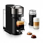 Nespresso Vertuo Next Deluxe by Breville with Aeroccino Milk Frother $127.99