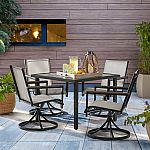 Better Homes & Gardens Brees 5 Piece Sling Swivel Dining Set $269