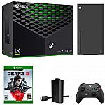 Xbox Series X 1TB SSD Console + Xbox Series X/S Play & Charge Kit + Gears 5 $550