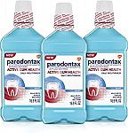3 Count 16.9oz Parodontax Active Gum Health Mouthwash $10.70 and more