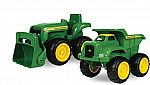 John Deere Sandbox Toys Dump Truck and Toy Tractor $6.60