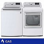 LG 5.5 cu. ft. Top Load Washer and 7.3 cu. ft. GAS Dryer $800 and more