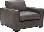 Stone & Beam Westview Down-Filled Leather Living Room Accent Chair $266.50