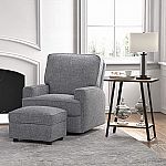 Amazon Furniture Deal - Ravenna Home Swivel Glider Accent Chair w/Ottoman $141 and more