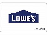 Lowe's $100 Gift Card (Email Delivery) $90