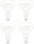4-Pk Amazon Basics BR40 LED Light Bulb (100-Watt Equivalent, Dimmable, Soft White) $6.65
