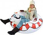Prime Members: GoFloats Winter Inflatable Sled for Kids and Adults $13.79