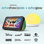 Echo Show 5 Kids, 2nd Gen + Echo Glow Bundle $50.99