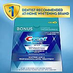 Amazon Prime - Crest 3D Whitestrips, 44 Strips (22 Count Pack) $29.99