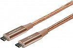 Amazon Basics USB Type C Male to Male 3-Ft Cable $4