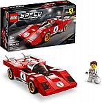 LEGO Speed Champions Building Kit (Lamborghini, Ferrari, or Lotus Evija) $16