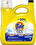 150 Fl Oz Tide Simply + Oxi Liquid Laundry Detergent, Refreshing Breeze, 96 Loads $9.85