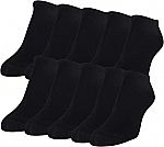 10-Pairs Gold Toe Women's Cushion No Show Socks $9