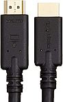 35 Feet Amazon Basics High-Speed CL3-Rated 4K HDMI Cable with RedMere $8