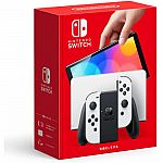 Nintendo Switch – OLED Model w/ White Joy-Con $272