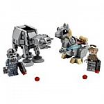 LEGO Star Wars at-at vs. Tauntaun Microfighters 75298 Building Kit $14