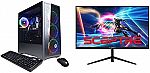 CYBERPOWERPC Gamer Xtreme VR Gaming Desktop (i5-11400F 8GB 500GB RTX 2060)& Sceptre 25" Gaming Monitor $819.96
