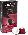 Lavazza Nespresso Capsules (Deciso, 100 Caps) $23
