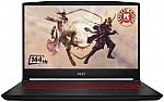 MSI Katana GF66 15.6" 144Hz FHD Gaming Laptop (i7-12650H RTX 3050 Ti 16GB 512GB 12UD-436) $849.99