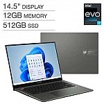 ASUS 14.5" OLED 2.8K VivoBook Laptop: i7-12700H, 12GB, 512GB, Win11 $799.99