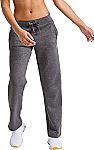 Champion Women's Powerblend Fleece Sweatpants (Granite Heather) $11.65