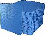 24-Ct BalanceFrom 3/4" Thick Puzzle Exercise Mat with EVA Foam Interlocking Tiles $44.77