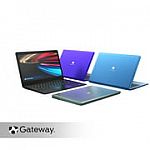 Gateway 14.1" FHD Ultra Slim Laptop (N3350 4GB 64GB Black) $98