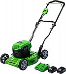 Greenworks 48V 19" Brushless Lawn Mower $134