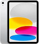 2022 Apple 10.9-inch iPad (Wi-Fi + Cellular, 256GB) - Silver (10th Generation) $649
