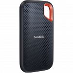 SanDisk 2TB Extreme Portable SSD V2 $150, 1TB Extra Pro SSD $130 