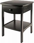 Winsome Wood Claire Accent Nightstand Table (Black) $25