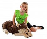 30" Wild Republic Jumbo Wolf Plush Stuffed Animal Toy $19.85