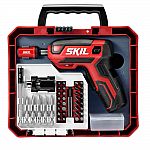 SKIL Rechargeable 4V Cordless Pistol Grip Screwdriver Set $19.91