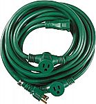25-Ft 14G/15Amps Woods Yard Master Outdoor Extension Cord $16