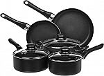 Amazon Basics Non-Stick 8-pc Cookware Set $34.87