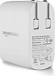 Amazon Basics 65W One-Port GaN USB-C Wall Charger $12