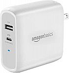 Amazon Basics 68W Two-Port GaN Charger + 10-foot cable $13 and more