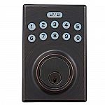 Amazon Basics Contemporary Electronic Keypad Deadbolt Doot Lock $33