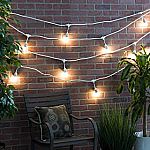 Amazon Basics 48-Ft LED Outdoor String Lights $9.40