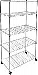 YSSOA 5-Tier Heavy Duty Storage Shelving Unit (35"x18"x70") $44