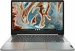 Lenovo Chromebook 3 14" Touch FHD Laptop (Mediatek MT8183 4GB  64GB) $140