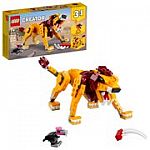 LEGO Creator 3in1 Wild Lion 31112 3in1 Toy Building Kit $10