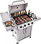 Char-Broil 463375919 Performance Stainless Steel 4-Burner Cabinet Style Liquid Propane Gas Grill $256